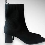 L'AMOUR DES PIEDS Picarus Black Stretch Knit Bootie With Heel Size 7 | EUC Photo 3