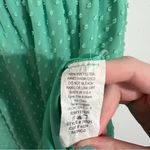 Tea N Rose mint green clip dot sleeveless coquette mini dress, size small Photo 7