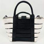 Madison West Tote Bag Black White Inner Pouch NWT Photo 5