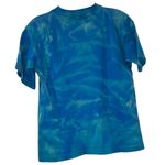 Vintage Blue Hand Bleached Short Sleeve Tee Shirt Photo 1
