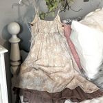 A Reve Babydoll Dress Summer Peasant Spaghetti Strap Womens Small Photo 12