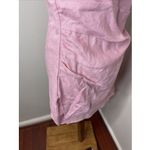 Reformation New  Kerrigan Linen‎ Dress in Babygirl Pink Size 10 Photo 5
