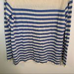 Gap Bella Boatneck Sweater Moore Blue Stripe Photo 3