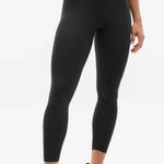 Athleta  M Interval Perforated Legging Black Medium Regular Photo 0
