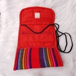 None Belize Wallet Purse Striped Multi-Colored Photo 3