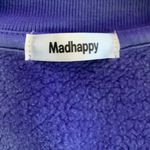 Madhappy Madhapoy BLUE TIE DYE MENTAL HEALTH‎ EMPATHY IS FREE CREWNECK size small Photo 3