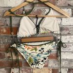 Vince Camuto  String Triangle Bikini Top & Bikini Bottom Size M Photo 4