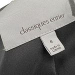 Classiques Entier Wool Linen Tie Waist Blazer Jacket Navy Blue Size 6 Photo 9