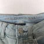 American Eagle Outfitters high-rise Shortie lightwash cutoff denim jean shorts 4 Photo 2