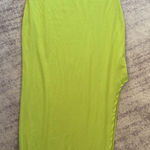 Vibrant Strapless Lime Dress Green Size L Photo 0