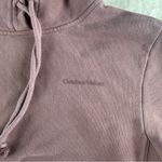 Outdoor Voices Women’s Hoodie Small Mauve Rose Pullover Kangaroo Pocket Cotton Photo 1
