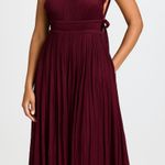 Ulla Johnson NWT  Augustine Pleated Maxi Dress in Wine Sz‎ 12 $690 Photo 0