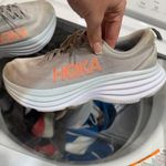 Hoka  Bondi 8 Gray and Pink Running Shoes
Size 9.5B Photo 7