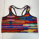Gear Bunch 2XL Womens Racerback Sports Bra Knit Crochet Print Medium Impact Size 2X Photo 2