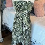 YA Los Angeles Jungle Dress Wrap High Low Strapless Beach Off Shoulder Medium Photo 12