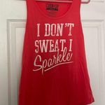 Chin Up Apparel I don’t sweat I sparkle tank top Photo 0