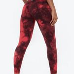 Tie Dye Leggings Red Photo 2