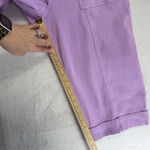 Talbots  14P 14 Petite Wide Leg Cropped Jeans Spring Lilac High Waisted HEMMED Photo 12