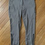 Betabrand  Novelty Cat Check Print Zip Detail Pants Womens Small Petite Photo 7