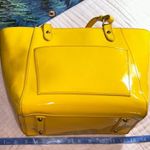 Dooney & Bourke  Bright Yellow Patent Leather Tote Bag Photo 12