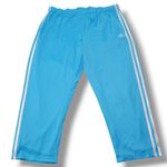 2005 Vintage Pants Size XL W35"xL26" Adidas Crop Pants Cropped Pants Blue Photo 0