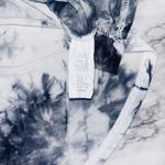 Fantastic Fawn  Long Sleeve Shirt Tie Dye Elbow Patch Black Women M Boho Artistic Photo 5