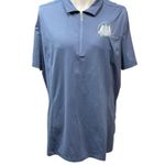 Callaway Golf Collared Short Sleeve Embroidered Half Zip Activewear Shirt Sz 2XL Blue Photo 0