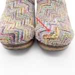 Sanita Professional Valborg Closed Back Clog Purple Rainbow Textile Knit Size 38 Tan Photo 14