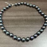 Peacock Pearl Stainless Steel Necklace Photo 1