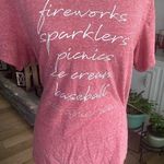 State of Mine Red American themed Graphic Tee Photo 0