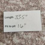 Present and Love Pink Knit Long Sleeve Mini Dress NWOT Sz Small Pink Knit Dress Tan Photo 1