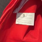 Women’s Red Mermaid Fit Corset Back Prom Party Dress Silver Beading Size 8 *READ Photo 12