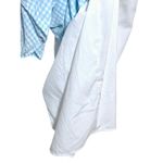 Hollister  Blue White Gingham Dress M Tiered Ruffle Prairie Milkmaid Cottagecore Photo 4