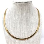 Sterling Silver reversible omega necklace, made in Italy - NWOT Photo 4