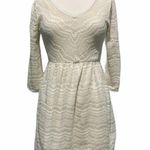 Charlotte Russe ‎ Lace Mini Dress White Eyelet Lace Medium Photo 0