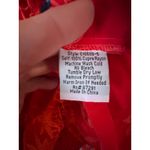 Johnny Was  Orange Embroidered Crochet Lace Tunic Top Size S Boho V Neck Light Photo 2