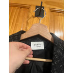 Akris Punto Women’s  Quiet Luxury Dark Feminine Academia Plaid Button Snap Blazer Photo 2