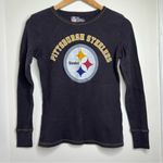 NFL Pittsburgh Steelers Thermal Long Sleeve Shirt Tight Fitting Medium Black Photo 0