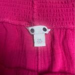 Three Dots  Size 2xl Hot Pink Double Gauze Pull On Shorts Beachy Stretch Waist Photo 2