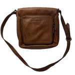 Fossil Vintage  Purse Genuine Original Leather Brown Tan Classic Crossbody Bag Photo 0
