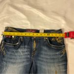 Baby Phat  Distressed 5 Pocket Ankle Snap Denim Jean 11(Juniors) Y2K Retro Bling Photo 9