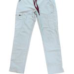 FIGS Yola High Waisted Skinny Scrub Pants Light Grey XS/P Healthcare Medical Photo 0