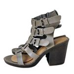 Rampage  Jeana Faux Leather Block Heel Sandals, Size 7M Photo 0