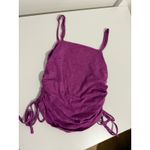 Goldie $100 New  Lewinter Pink Side Ruched Tank - Pima cotton - Small Photo 1