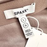Spanx Beige Nude Satin Back Asymmetry Skirt Classic Neutral Care Free NWT Large Photo 6