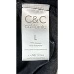 C&C California Long Sleeve Charcoal Shirt L Cotton/Polyester Casual Wear Photo 2