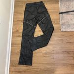 Sweet Chilling Faux Leather Pants Black Zipper Legs Size 26 Photo 7