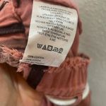 New Pilcro by Anthropologie Cropped wide Leg jean Shorts Size Xs Pink Photo 6