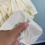 Araminta James Pastel Yellow Sleeveless Smocked Waist Amore Mini Dress Size M Size M Photo 4