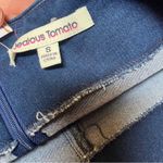 Jealous Tomato Chic Denim Skirt with Lace-Up Detail sz Small Photo 4